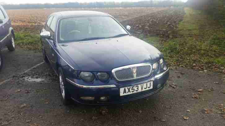 2004 ROVER 75 CONNOISSEUR SE BLUE CHEAP CAR