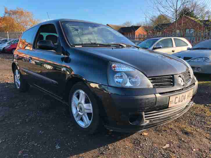 2004 Renault Clio 1.2 16v ( a c ) Dynamique Petrol Manual Bargain Quick Sale