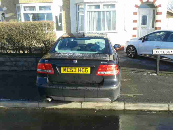 2004 SAAB 9-3 AERO 210 BHP BLACK
