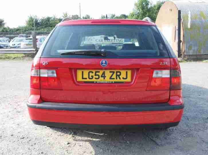 2004 SAAB 9-5 LINEAR ESTATE 2.3T PETROL MANUAL LASER RED FULL SERVICE HISTORY