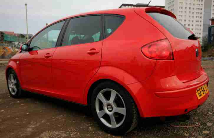 2004 SEAT ALTEA SPORT TDI AUTO RED