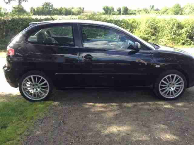 2004 SEAT IBIZA BLACK 3 DOOR