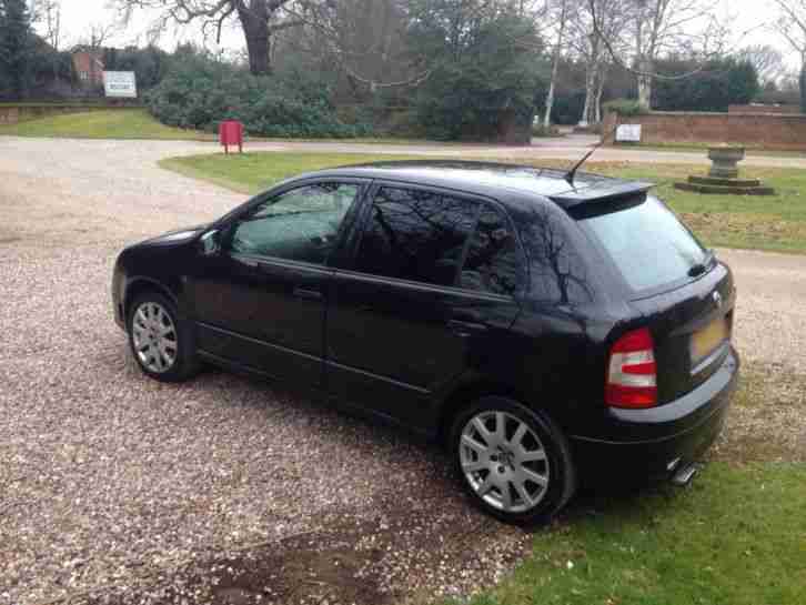 2004 SKODA FABIA VRS TDI PD 130 BLACK TAX & MOT **BARGAIN**HPI CLEAR*