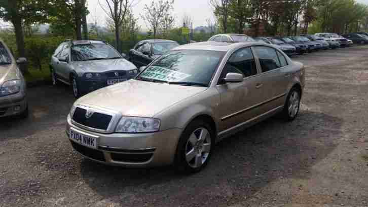 2004 SKODA SUPERB ELEGANCE 2.8 V6 AUTO BEIGE FULLY LOADED