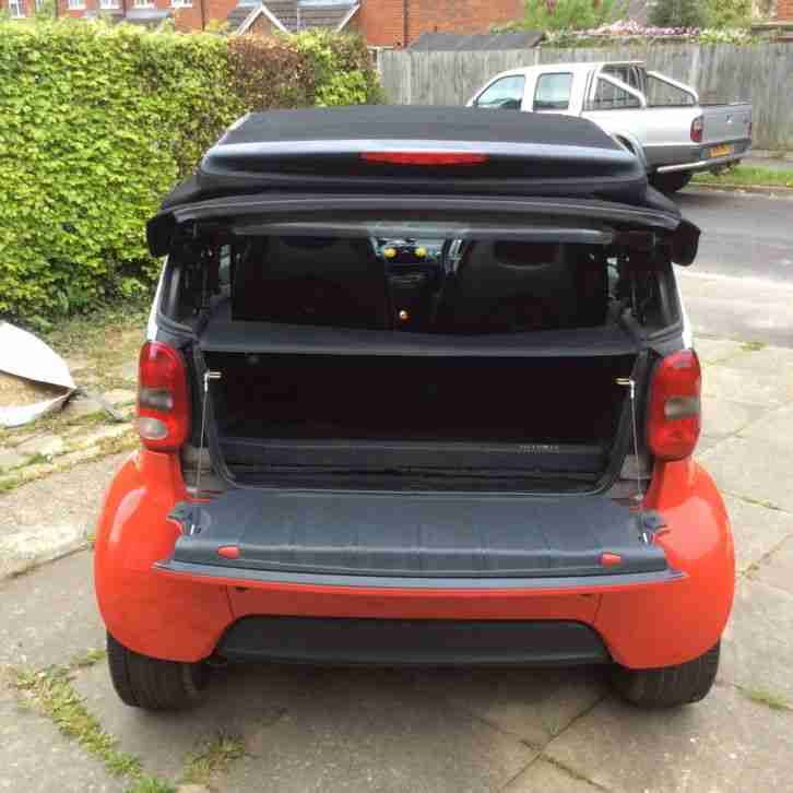 2004 SMART CITY PASSION 61 AUTO SILVER / RED CABRIOLET