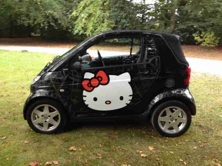 2004 SMART CITY PULSE 61 CONVERTIBLE BLACK "HELLO KITTY" MUST BE SEEN