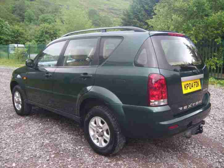 2004 SSANGYONG REXTON RX 290SE7 AUTO GREEN 7 SEATER