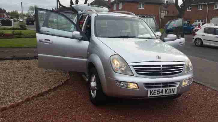 2004 SSANGYONG REXTON RX270 SE5 SILVER spares or repairs