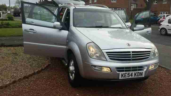 2004 SSANGYONG REXTON RX270 SE5 SILVER spares or repairs