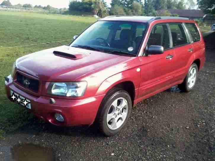 2004 FORESTER XT TURBO RED starts and