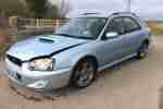 2004 IMPREZA WRX TURBO BLUE damaged