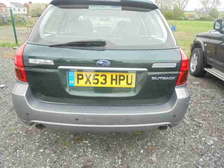 2004 SUBARU OUTBACK R AUTO GREEN/GREY