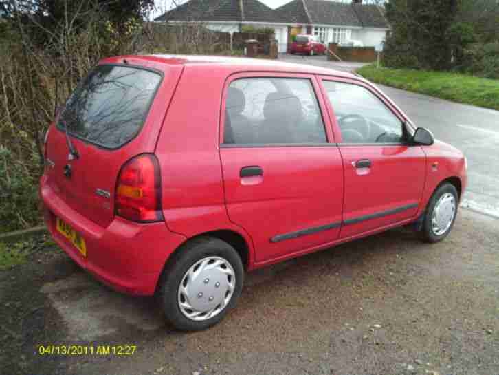 2004 SUZUKI ALTO GL RED
