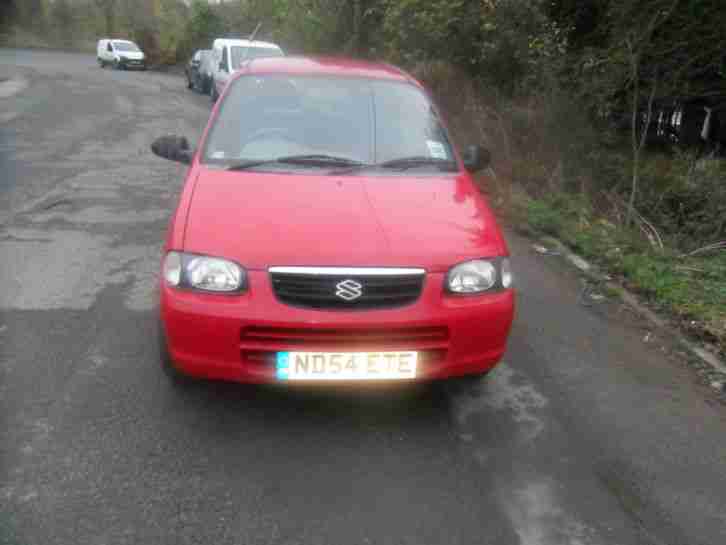 2004 SUZUKI ALTO GL RED one lady owner,part exchange to clear