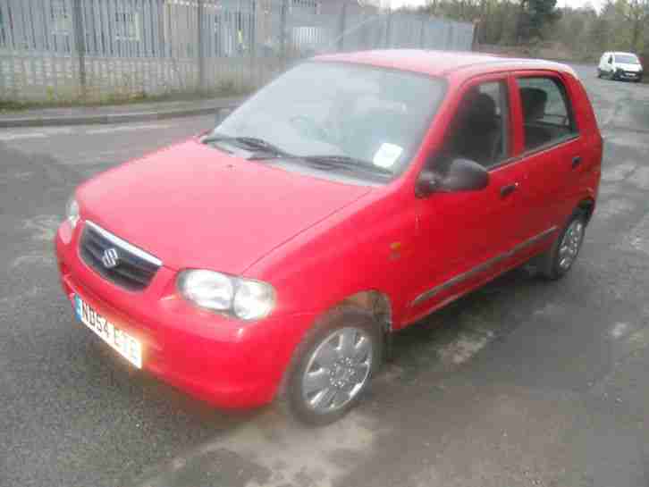 2004 SUZUKI ALTO GL RED one lady owner,part exchange to clear