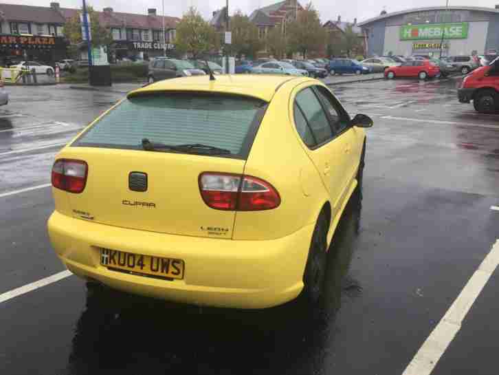 2004 Seat Leon Cupra***Long MOT-Xcellent Condition & Drives Spot On