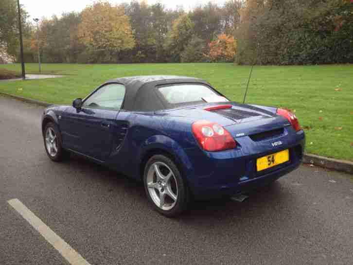 2004 TOYOTA MR2 ROADSTER VVTI BLUE