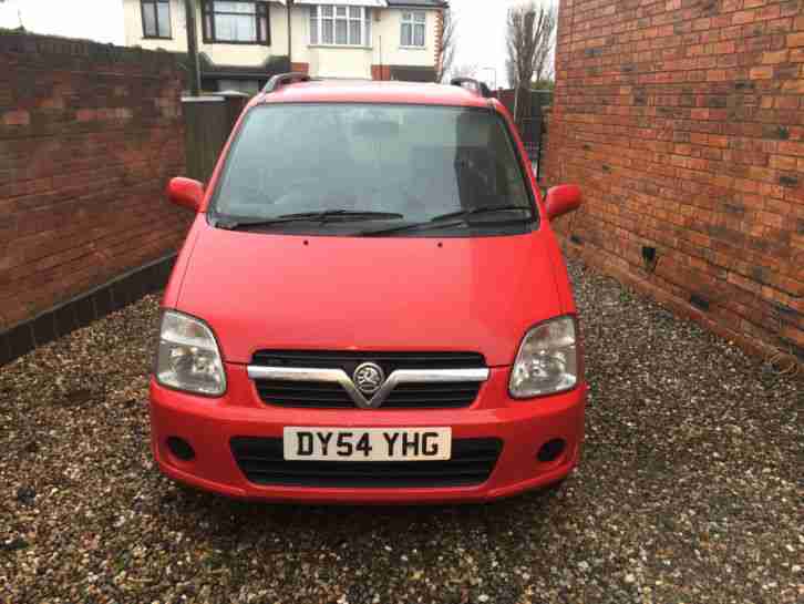 2004 VAUXHALL AGILA ENJOY 16V RED 5 DOOR