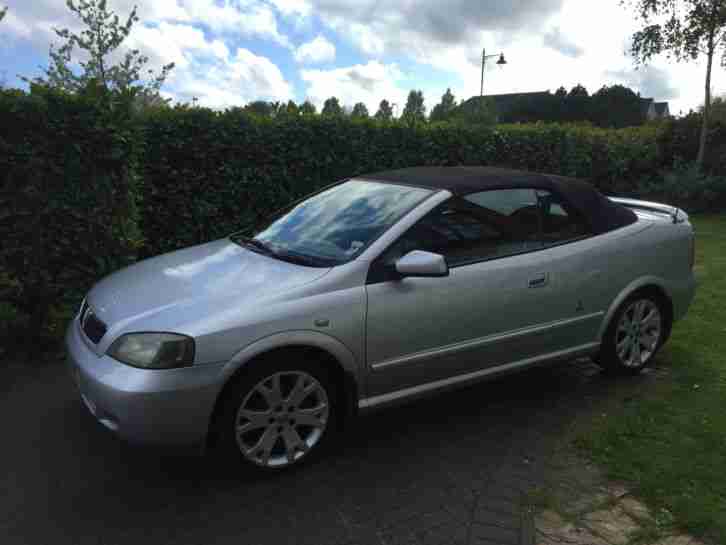 2004 VAUXHALL ASTRA CONVERTIBLE with FSH, CRUISE, A/C, ELECTRIC ROOF