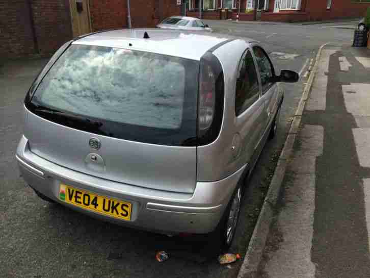 2004 VAUXHALL CORSA 1.2 DESIGN SXI 16V SILVER