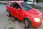 2004 VAUXHALL CORSA ACTIVE 16V RED