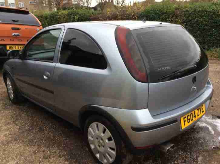 2004 VAUXHALL CORSA ACTIVE 16V SILVER