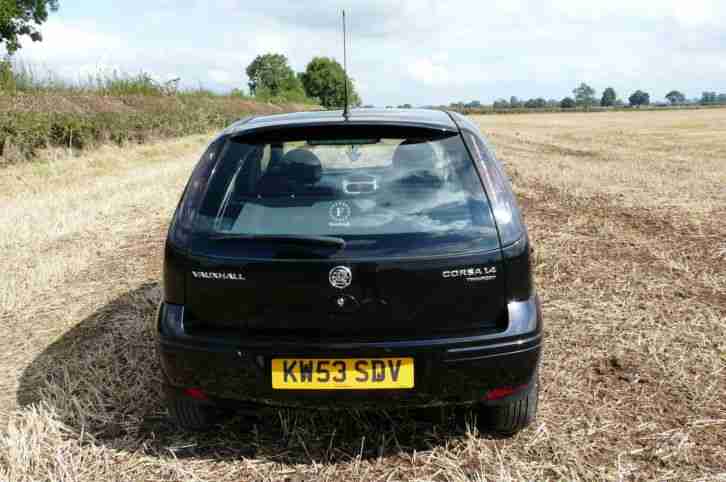 2004 VAUXHALL CORSA SRI 16V BLACK