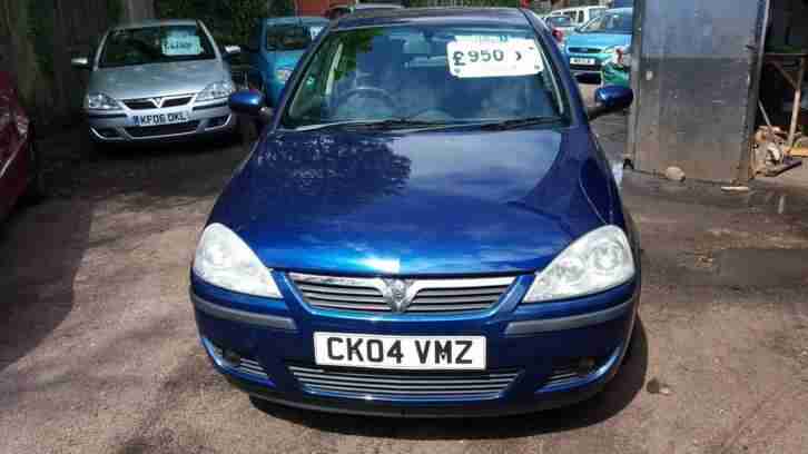 2004 VAUXHALL CORSA SXI 16V BLUE