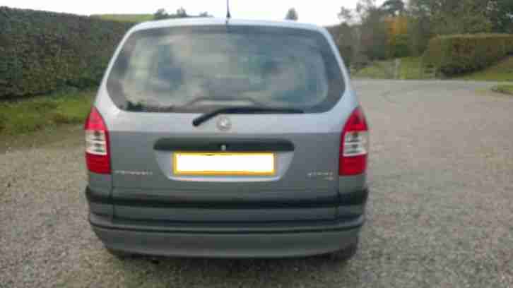 2004 VAUXHALL ZAFIRA 1.6 LIFE SILVER