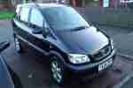 2004 VAUXHALL ZAFIRA DESIGN DTI 16V BLACK