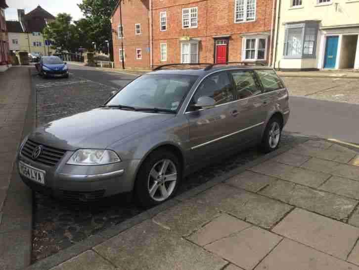 2004 VOLKSWAGEN PASSAT HIGHLINE TDI 130 GREY fsh BMW,Audi.honda,Subaru,ford,vaux