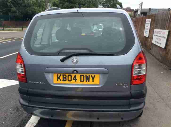 2004 Vauxhall Zafira Design 2.2 Petrol 16v 7 Seater Long Mot Great Family Car