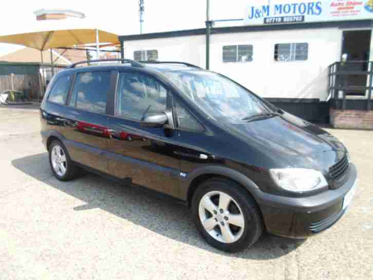 2004 ZAFIRA 1.6 ENERGY IN BLACK WITH REAR DVD