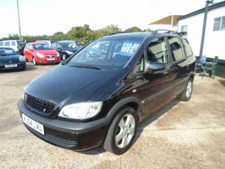 2004 ZAFIRA 1.6 ENERGY IN BLACK WITH REAR DVD , IMMACULATE CONDITION 7 SEATER