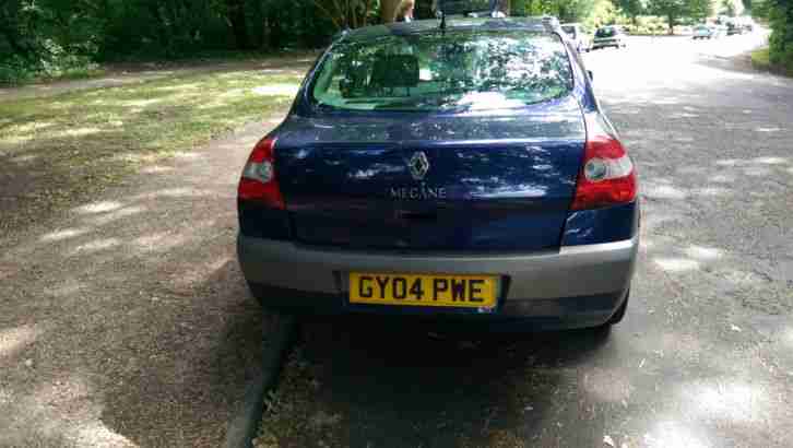 2004 renault megane privilege dci 120,diesel,brand new MOT,blue colour