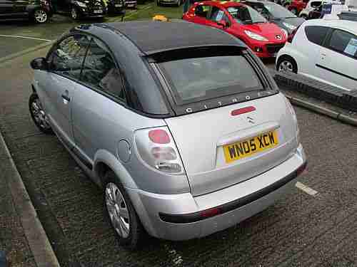 2005/05 Citroen C3 Pluriel 1.4i Petrol 3 Door Sports Convertible SILVER