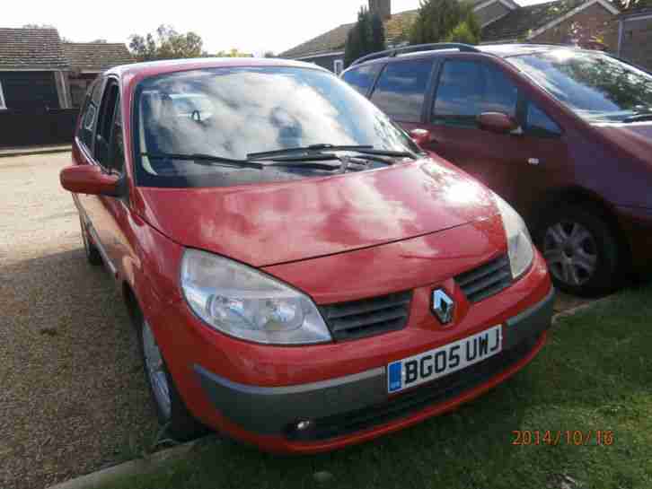 2005, ( 05 ) DIESEL RENAULT GRND SCENIC DYNAMIQUE DCI RED