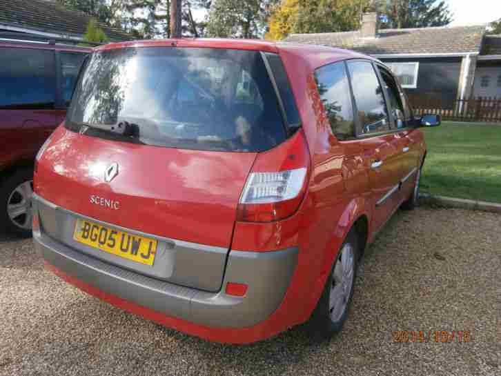 2005, ( 05 ) DIESEL RENAULT GRND SCENIC DYNAMIQUE DCI RED