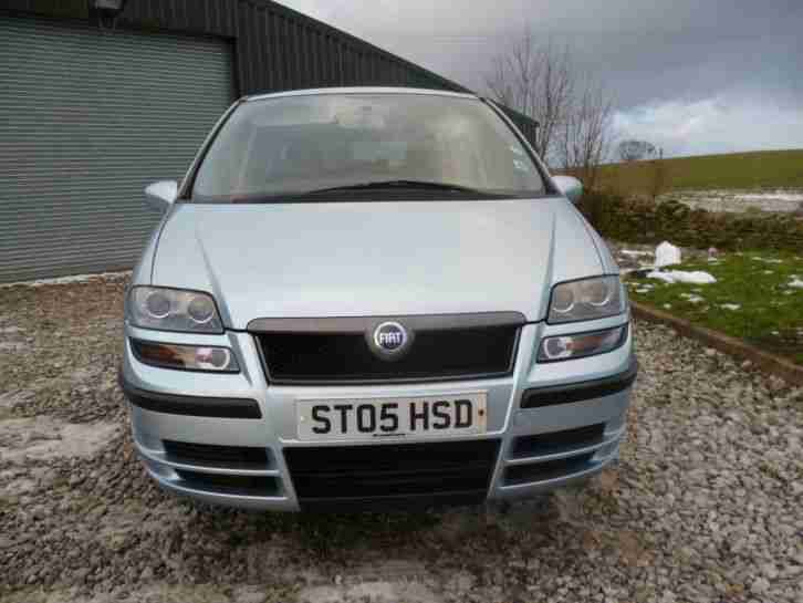 2005 05 FIAT ULYSSE 2.0JTD 16v DYNAMIC 98000 MILES, SERVICE HISTORY, DIESEL