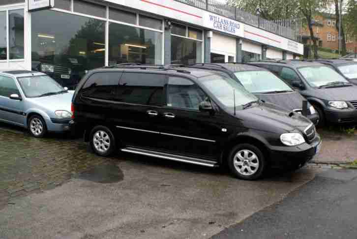 2005 05 KIA SEDONA 2.9 CRDI SE 7 SEAT AUTOMATIC DIESEL BLACK