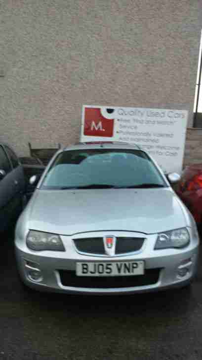 2005 05 NEW SHAPE ROVER 25 2.0TD 101ps GLi 5 DOOR IN SILVER.1 OWNER FROM NEW .