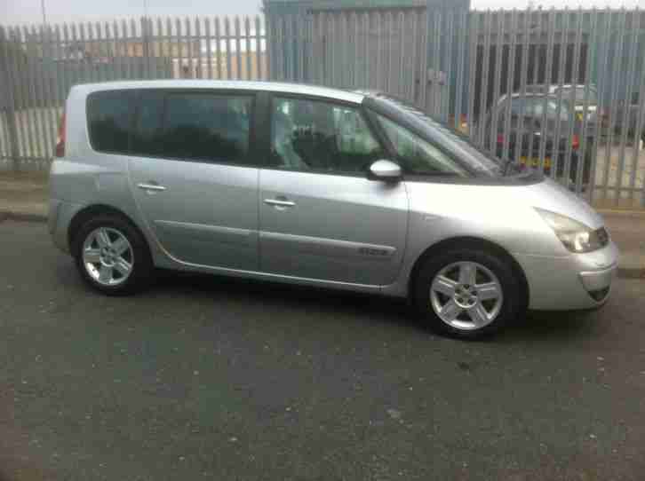 2005 05 PLATE RENAULT GRAND ESPACE 2.2 DCI 98K 7 SEATER SILVER PAN ROOF (MAY PX)