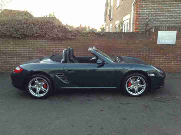 2005 05 Porsche Boxster 3.2 S Only 53000mile FPSH,PCM SAT NAV,Heated Leather,PSM