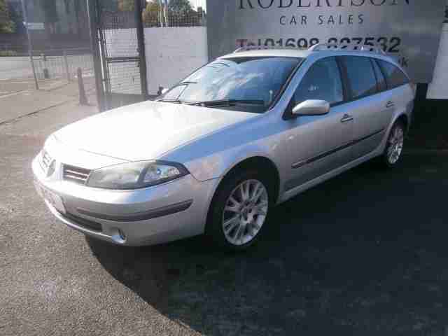 2005/05 RENAULT LAGUNA 1.9 DYNAMIQUE SPORT TOURER DCI 120 BHP DIESEL SILVER