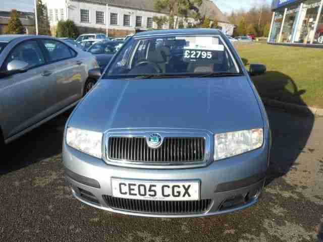 2005 05' SKODA FABIA SALOON 1.4 16V 4dr IN GREY METALLIC - GOOD CLEAN CAR