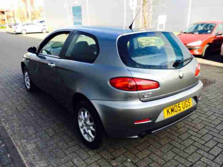2005 05 reg Alfa Romeo 147 1.9JTD M-JET Lusso Diesel 3door Grey
