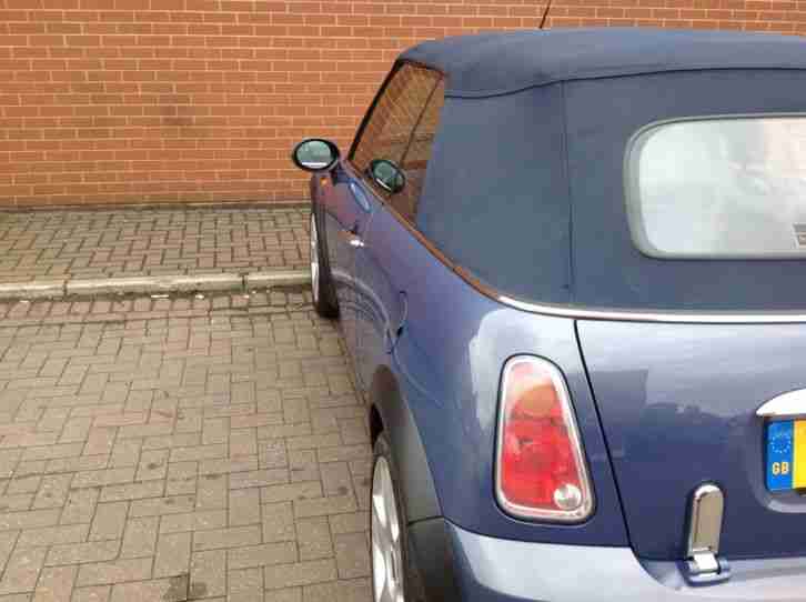 2005 '54' MINI COOPER CONVERTIBLE, FULL LEATHER INTERIOR, LOW MILES, HPI CLEAR