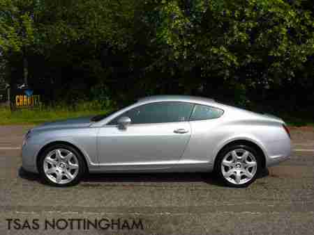 2005 *55* Bentley Continental 6.0 552bhp Auto GT Mulliner Silver Damaged Salvage