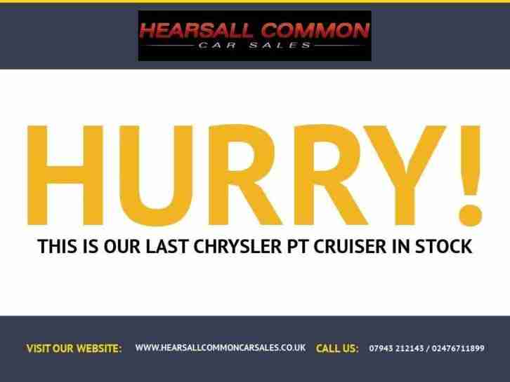 2005 55 CHRYSLER PT CRUISER 2.4 LIMITED 5D 141 BHP~12M MOT~S/HISTORY...