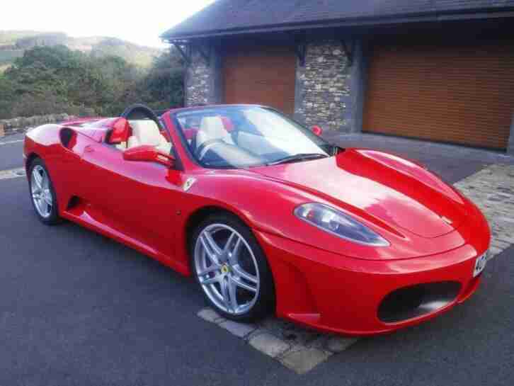 2005 55 FERRARI F430 4.3 F1 SPIDER AUTOMATIC RED CONVERTIBLE ONLY 23000 MILES